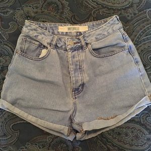 Brandy Melville high waisted denim shorts